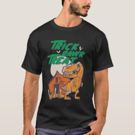 Trick Rawr Leckerei T Rex Funny Halloween Dinosaur T-Shirt