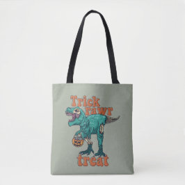 Trick Rawr Leckerei Zombie T Rex Halloween Dinosau