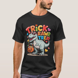 Trick Rawr Treat Dinosaur Trex Kleinkind Jungen Ha T-Shirt
