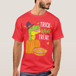 Trick Rawr Treat Halloween T Re Dinosaur Junge Kin T-Shirt