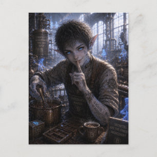Trick / Schokoladenmeister / Schokoladenfabrik Postkarte