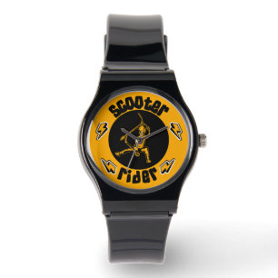 Trick-Scooter-Fahrer Armbanduhr
