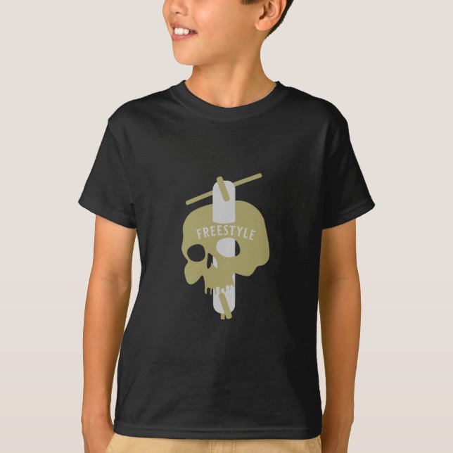 Trick-Scooter-Fahrer T-Shirt (Vorderseite)