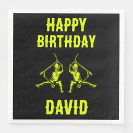 Trick Scooter Rider Birthday Serviette