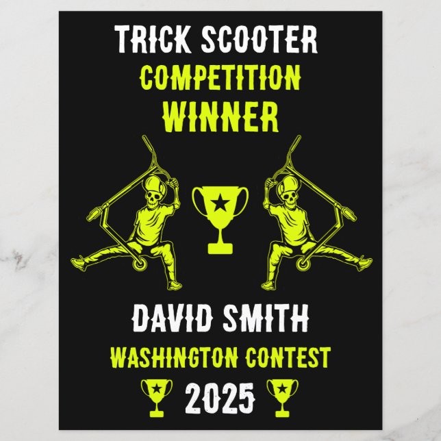 Trick Scooter Rider Prize (Vorderseite)