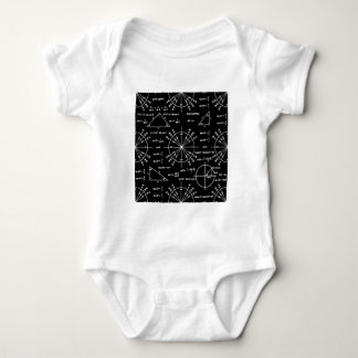 Trick und Dreiecke Baby Strampler