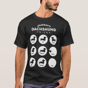 Trickdiagramm zur Dackel T-Shirt