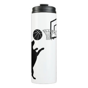 Trickfilm-Tier Basketball Thermosbecher