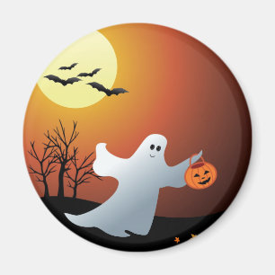 TrickOrTreat zwei Knopf Magnet