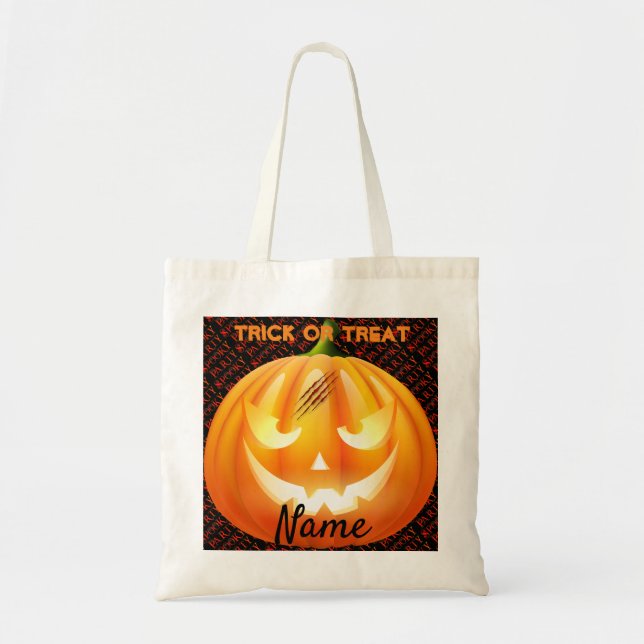 Tricks oder Behandlungen Tragetasche (Vorne)