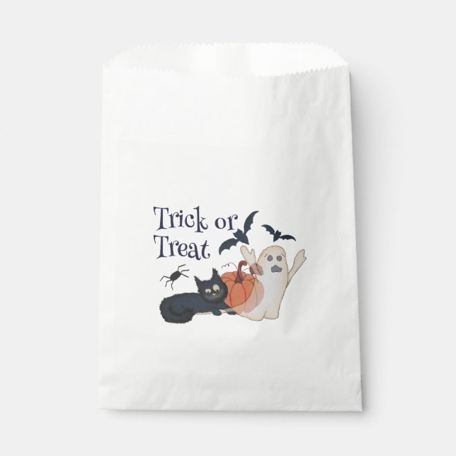 Tricks oder Leckerei Geschenktütchen (Vorderseite)