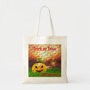 Tricks oder Treats Happy Halloween Tragetasche