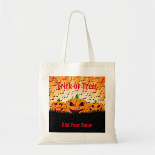 Tricks oder Treats Happy Halloween Tragetasche