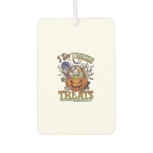 Tricks Süßigkeiten Halloween Kürbis Korb Candy Sk Autolufterfrischer