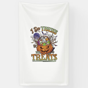 Tricks Süßigkeiten Halloween Kürbis Korb Candy Sk Banner