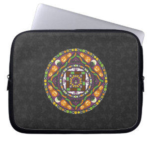 Tricks und Leckereien Mandala Laptop Case