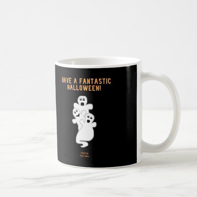 Trickster Ghosts Coffee Tasse (Rechts)