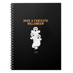 Trickster Ghosts Spiral Foto Notebook Notizblock