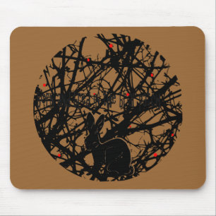 Trickster-Kaninchen im Briar-Flecken Mousepad