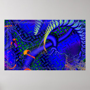 Tricky Bugger 3D-Fraktal Poster