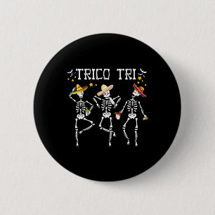 Trico Tri Halloween Funny Halloween Outfit Kostüm Button