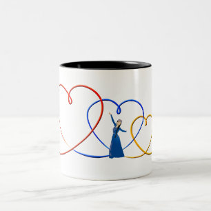 Tricolor Armenian Hearts Tasse