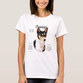 Tricolor Basenji Geschichte, Alles über Basenjis T-Shirt