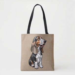 Tricolor Basset Hound