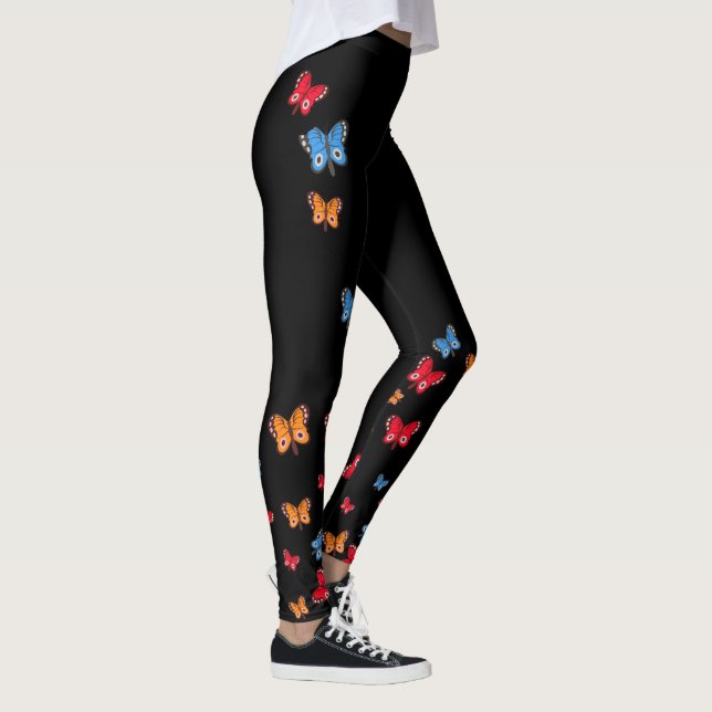Tricolor Butterfly Leggings (Rechts)
