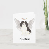 Tricolor Cavalier King Charles Spaniel Beileid