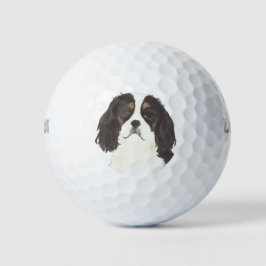 Tricolor Cavalier King Charles Spaniel Golfball