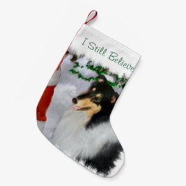 Tricolor Collie Christmas Kleiner Weihnachtsstrumpf