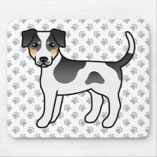 Tricolor Dänisch-schwedisch-Farmdog-Niedlicher Car Mousepad