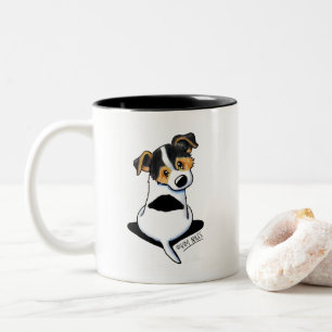 Tricolor Jack Russell Terrier Zweifarbige Tasse