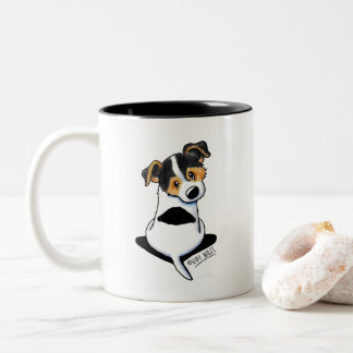 Tricolor Jack Russell Terrier Zweifarbige Tasse