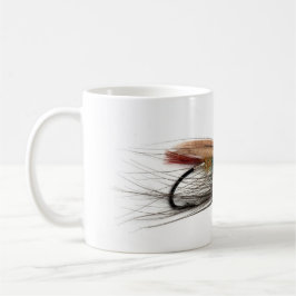Tricolor Lachse fliegen Tasse