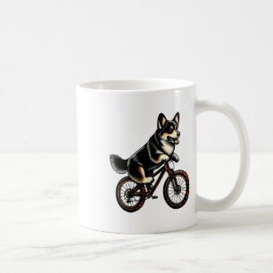 Tricolor Pembroke Welsh Corgi Hundeliebhaber Berg Kaffeetasse