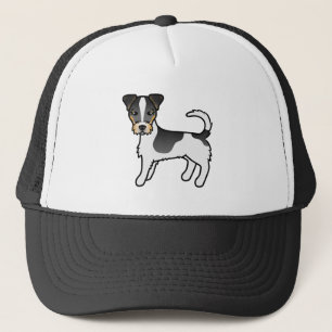 Tricolor Rough Coat Jack Russell Terrier Dog Truckerkappe