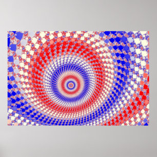 Tricolor Roundalls Poster