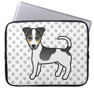 Tricolor Smooth Coat Jack Russell Terrier Hund Laptopschutzhülle