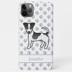 Tricolor Smooth Coat Jack Russell Terrier & Name Case-Mate iPhone Hülle