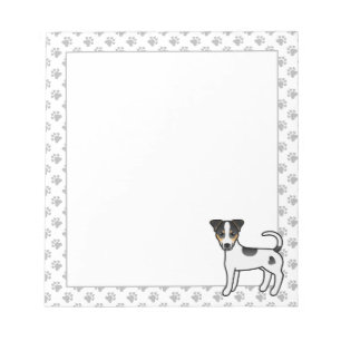 Tricolor Smooth Coat Parson Russell Terrier Notizblock