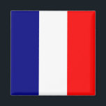 Tricolore Français Magnet<br><div class="desc">Einfach rot,  weiß und blau. Simplex Rouge,  blanc et bleu.</div>