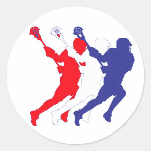 TricolorRWB.ai Runder Aufkleber