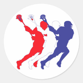 TricolorRWB.ai Runder Aufkleber