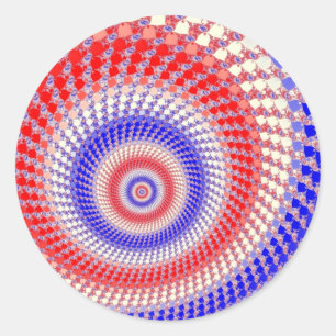 Tricolour Roundalls Aufkleber