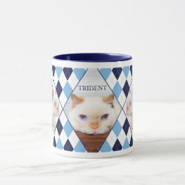 Trident der Katzen-Rauten-Kaffee Mug_01 Tasse