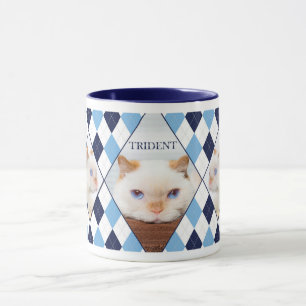 Trident der Katzen-Rauten-Kaffee Mug_01 Tasse