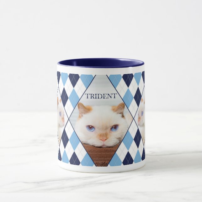 Trident der Katzen-Rauten-Kaffee Mug_01 Tasse (Zentrum)