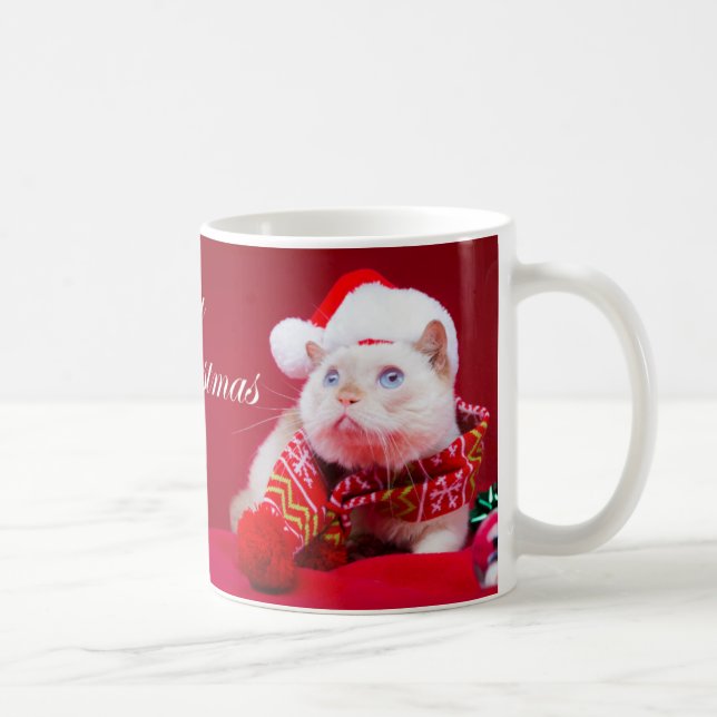 Trident die Katzen-Weihnachtskaffee-Tasse Tasse (Rechts)